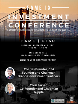 FAME IX Investment Conference flyer