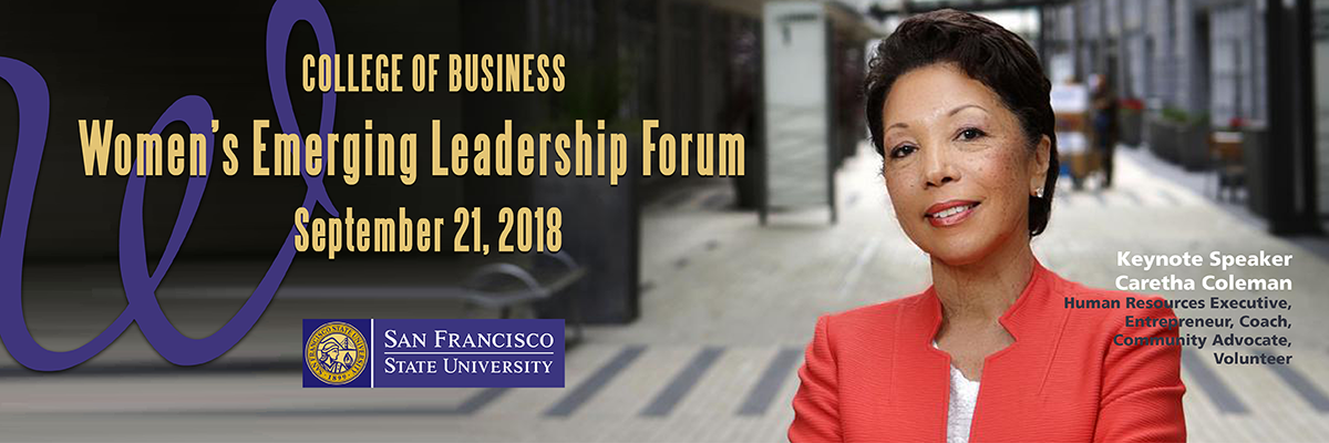 Women's Emerging Leadership Forum, September 21, 2018, San Francisco State University