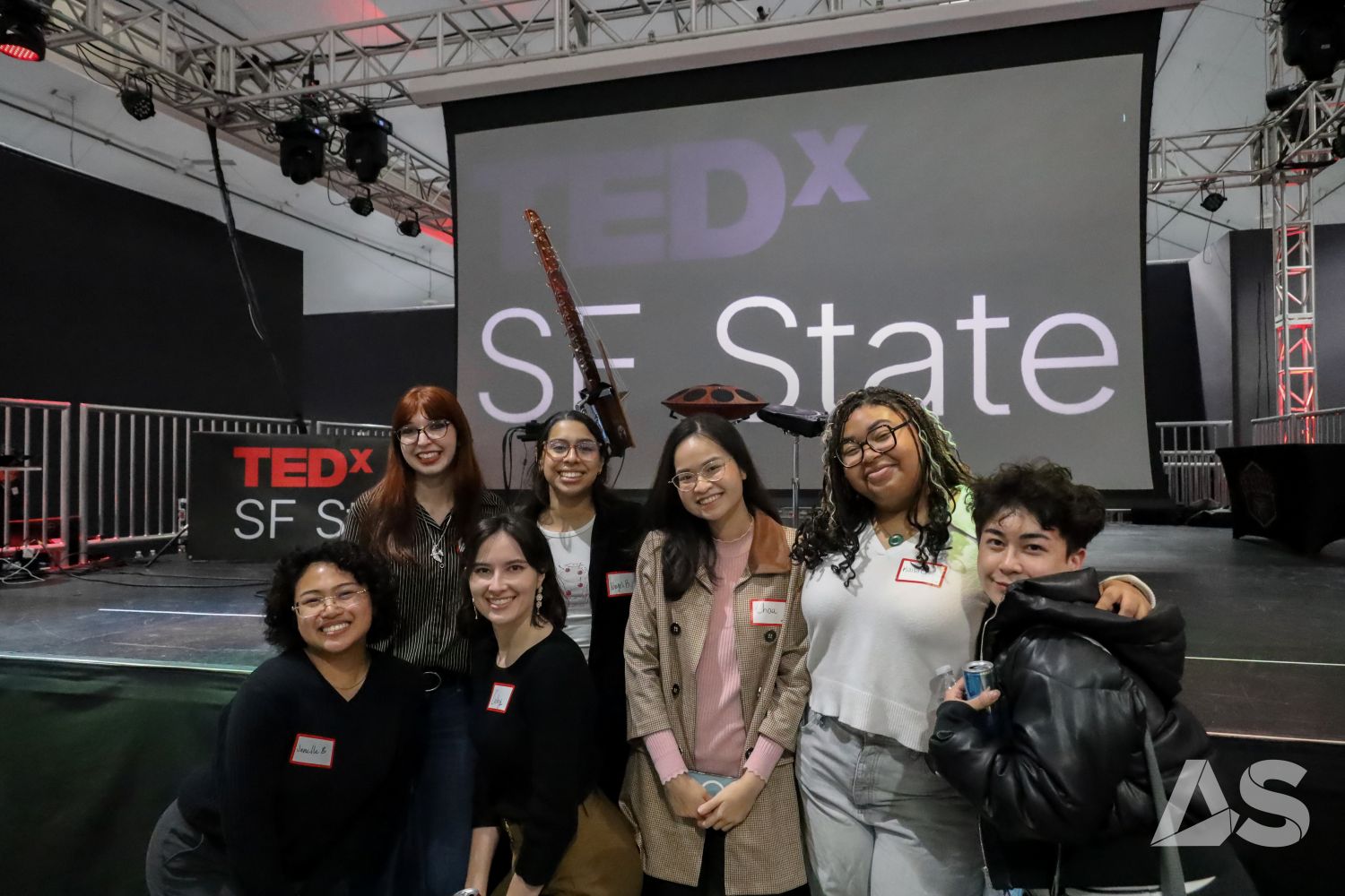 Volunteers at TEDxSF State 