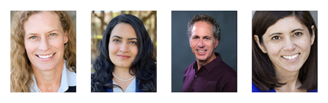 2025 Distinguished Teaching Awards Annual Report, headshots of four faculty