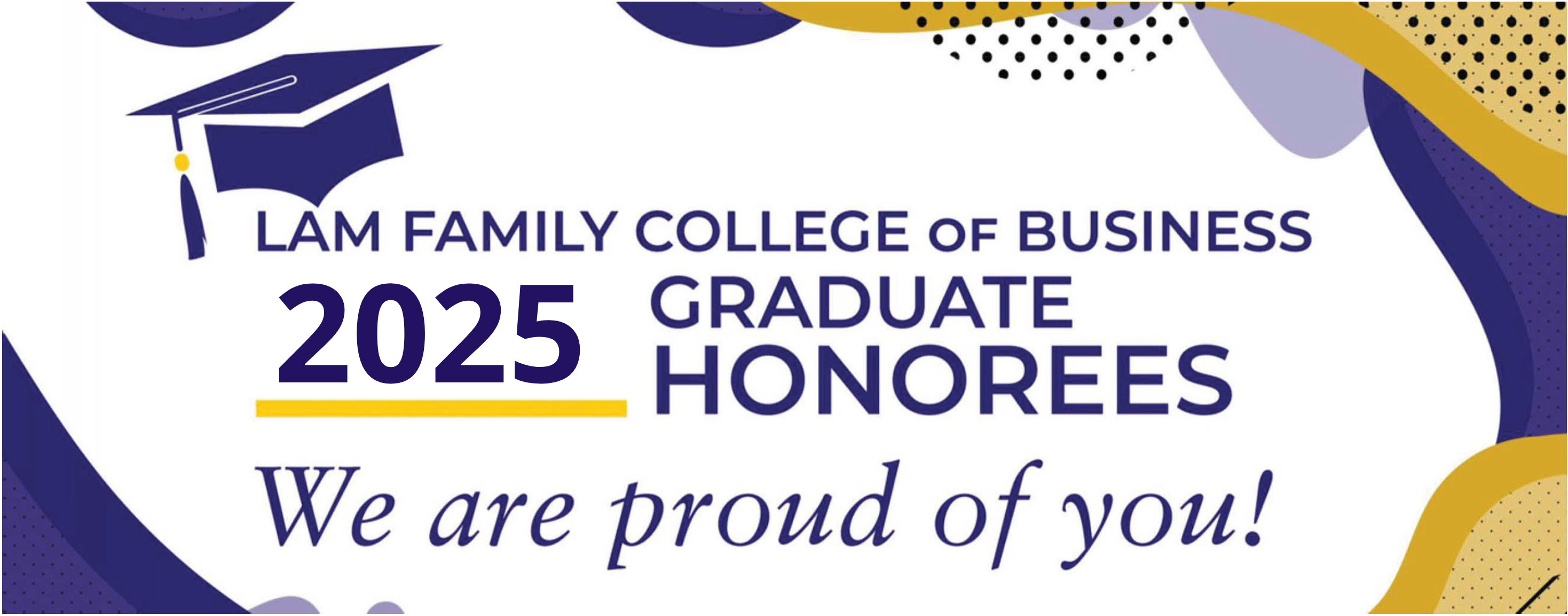 2025 Graduate Honorees
