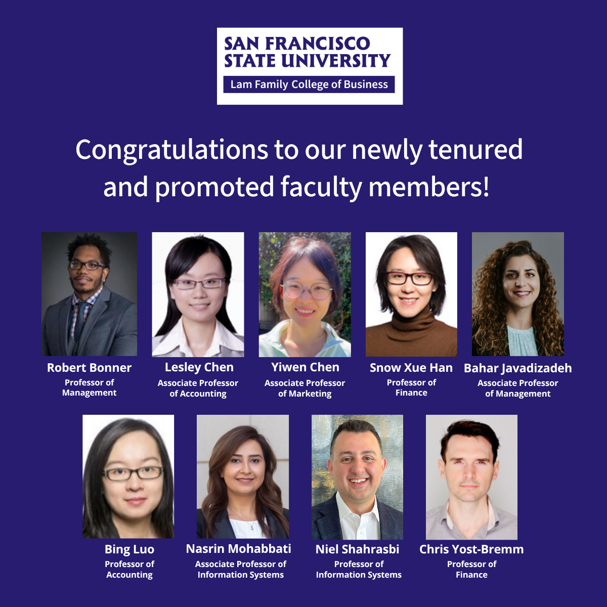 faculty promotions image