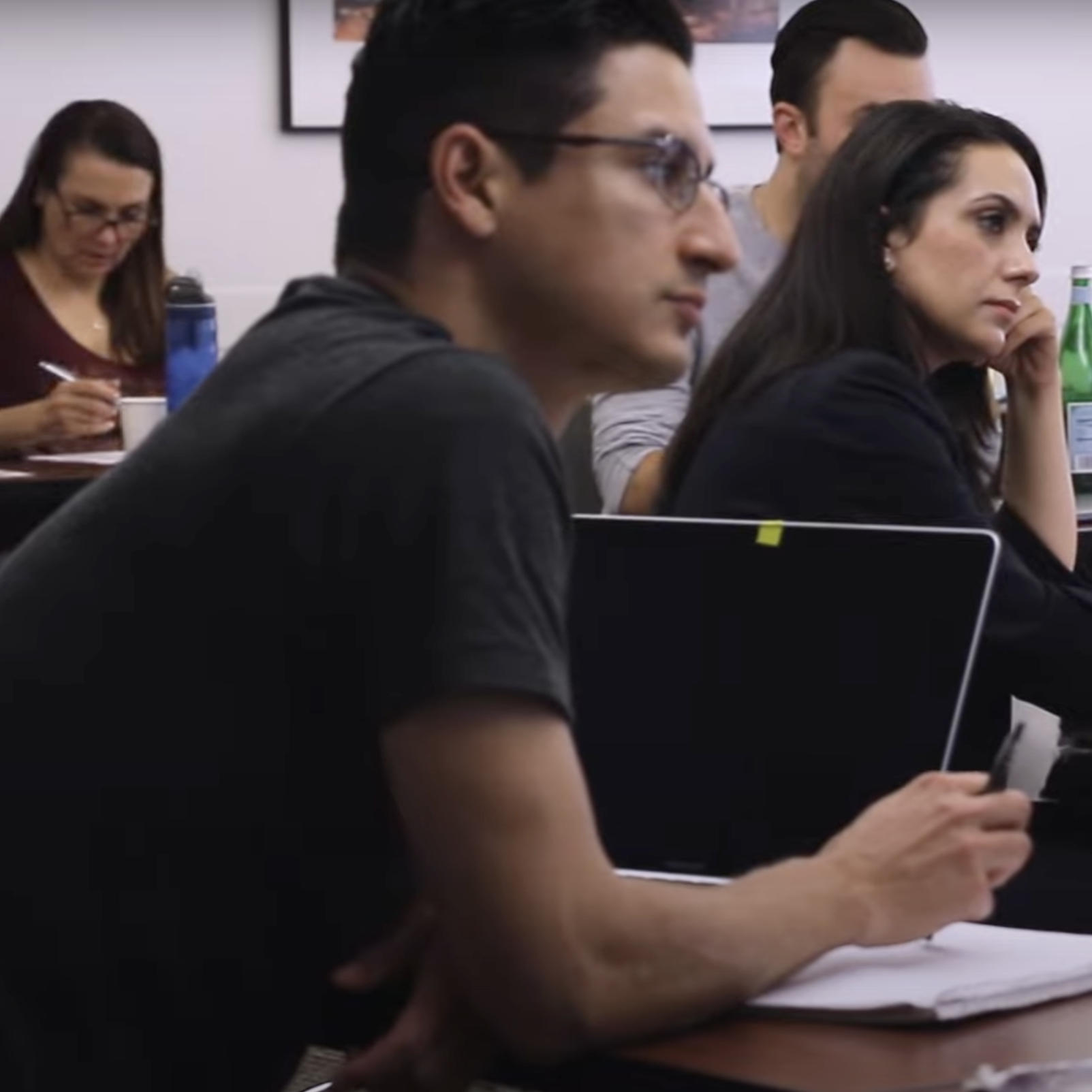 Classroom with students