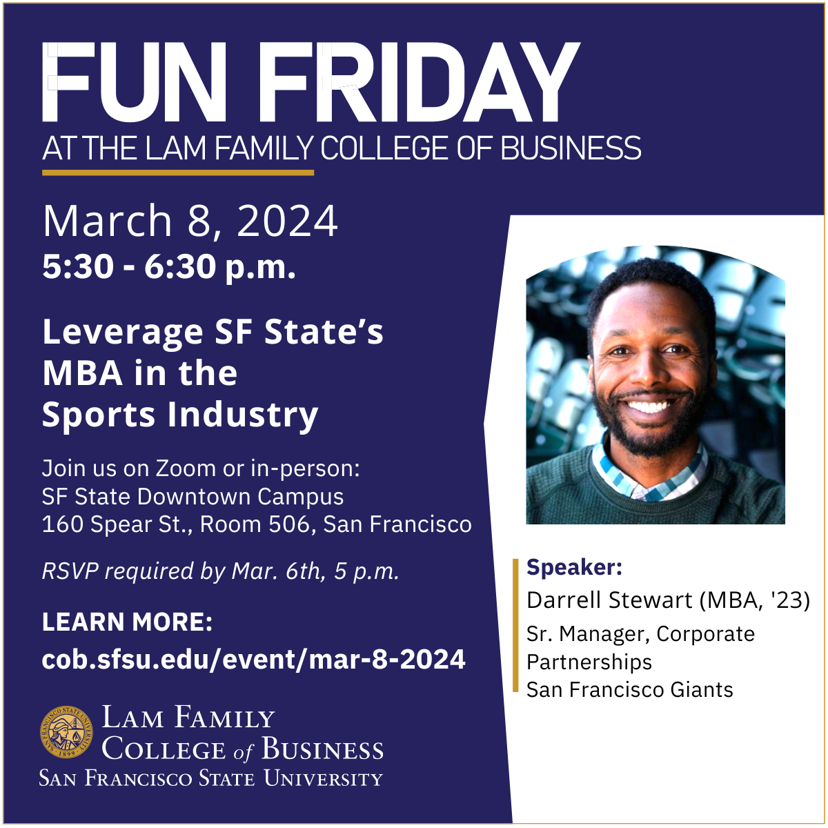 Fun Friday event, Mar. 8, 2024 at SFSU Downtown Campus