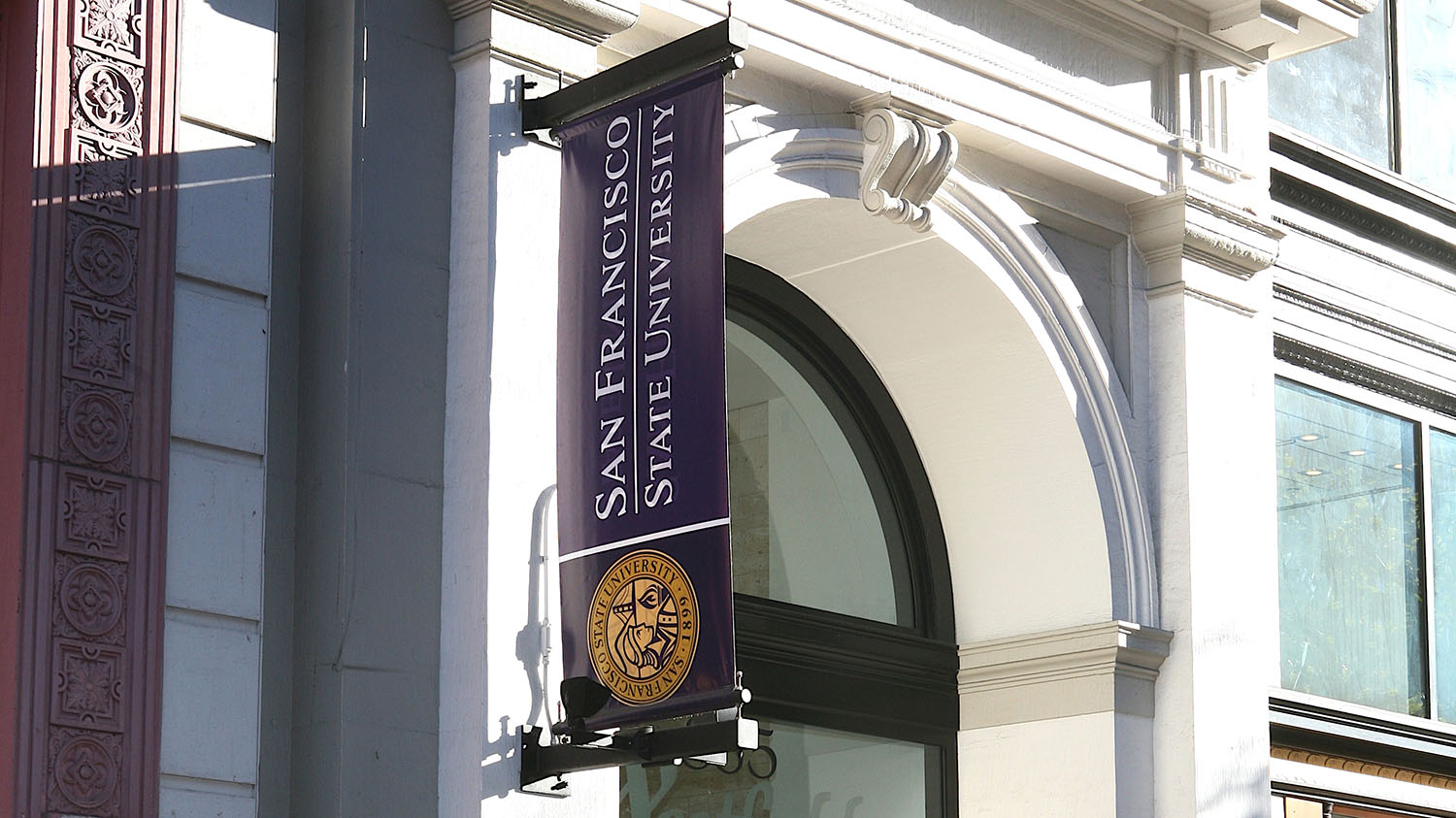 SFSU Sign at Downtown Campus