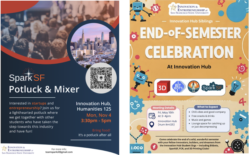 LFCoB I&E Programs Initiative - 2024-2025 networking event flyers