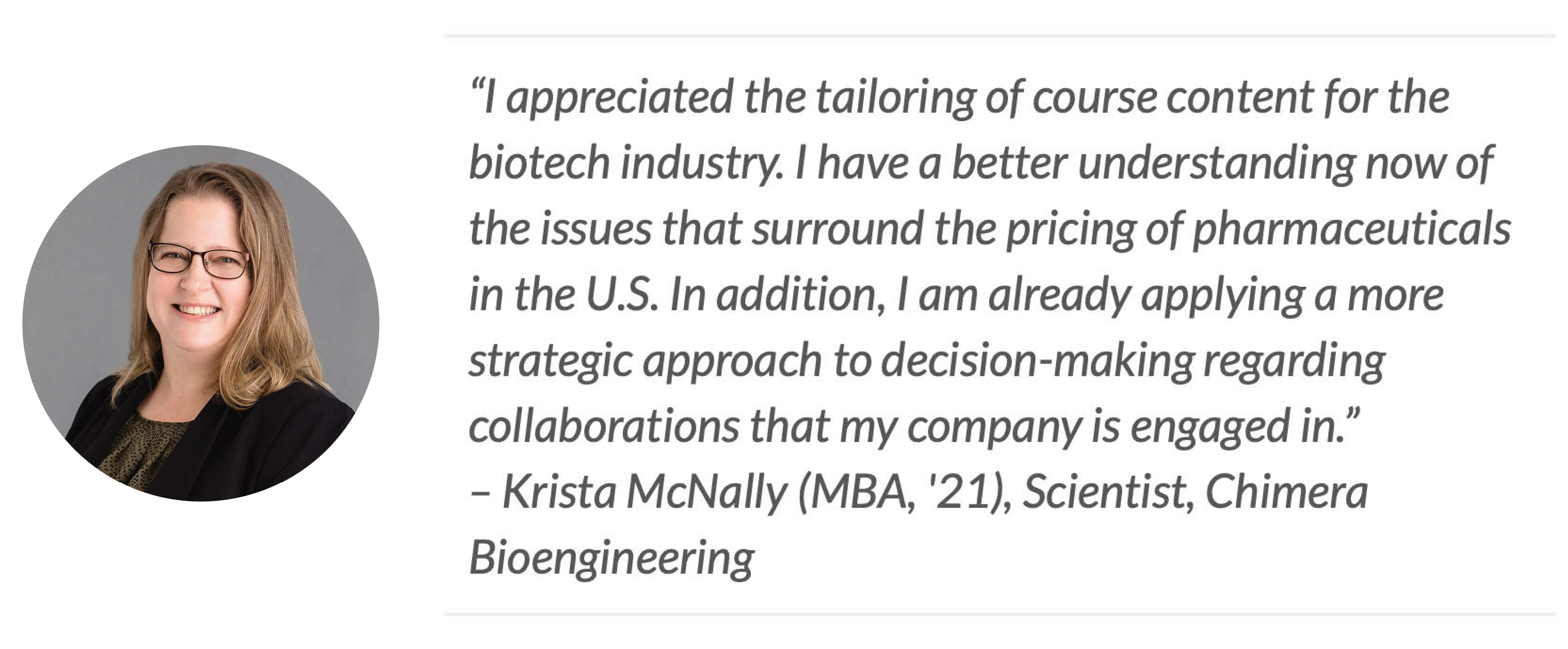 MBA for Biotech Professionals  Lam Family College of Business