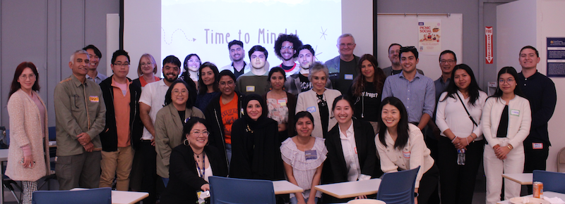 LFCoB Mentorship Program group photo, May 2024, students, alumni and faculty