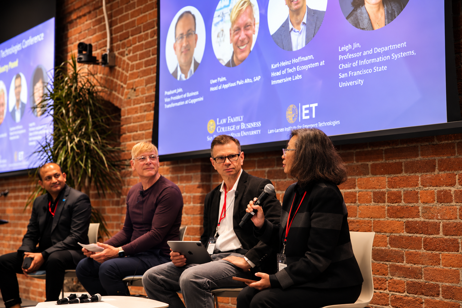 Panel Discussion at a Purple Tech Conference