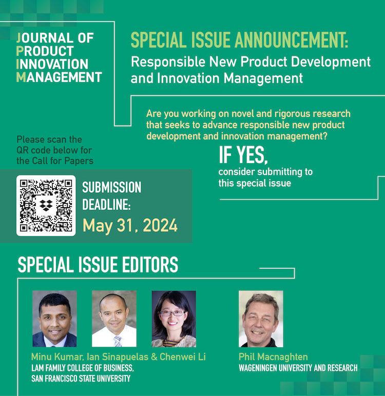 JPIM Responsible Innovation Special Issue Flyer