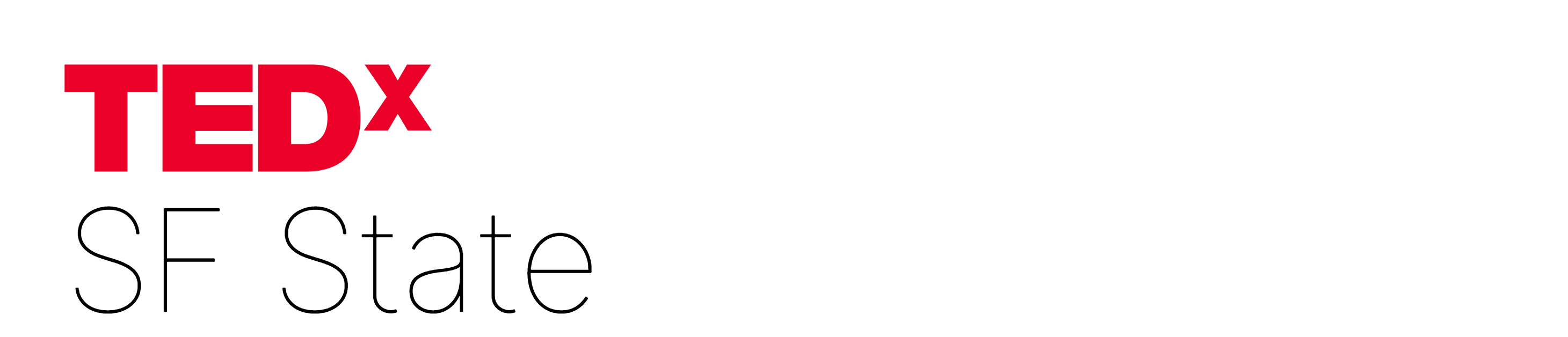 TEDxSF State Logo - Banner