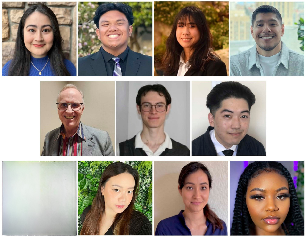 This is the grouped headshots of the Undergraduate Honorees of the Class 2024.