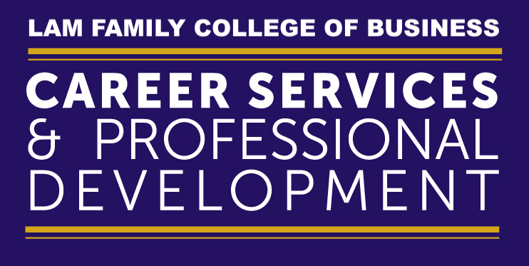 LFCoB Career Services and Professional Development Center text header 