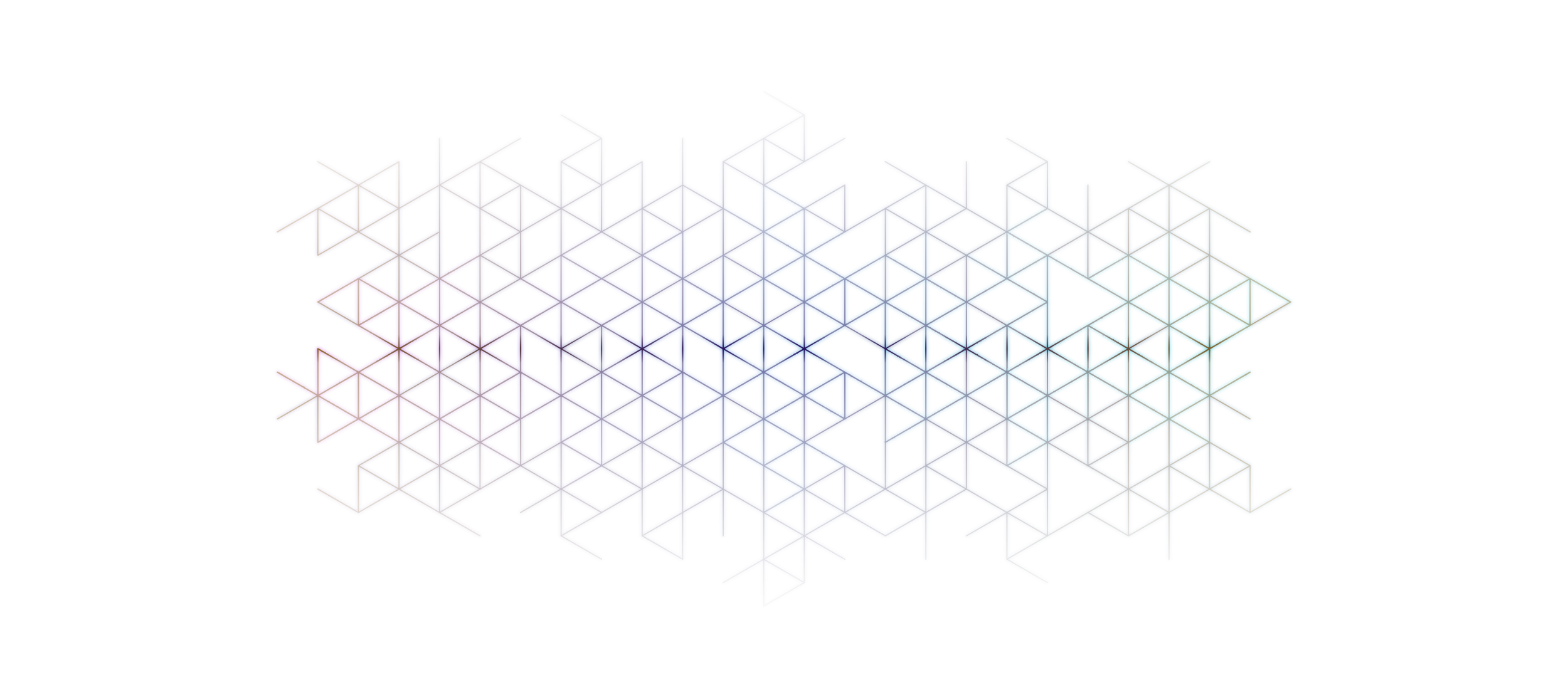 blue isometric triangle pattern